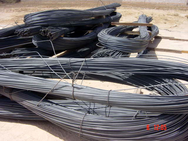 Steel rods