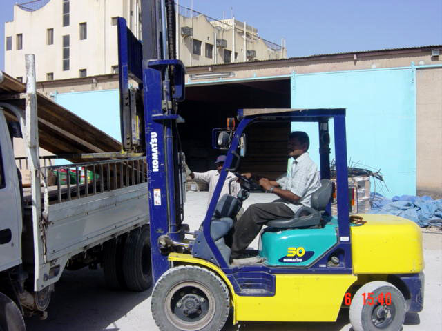 Loading Steel